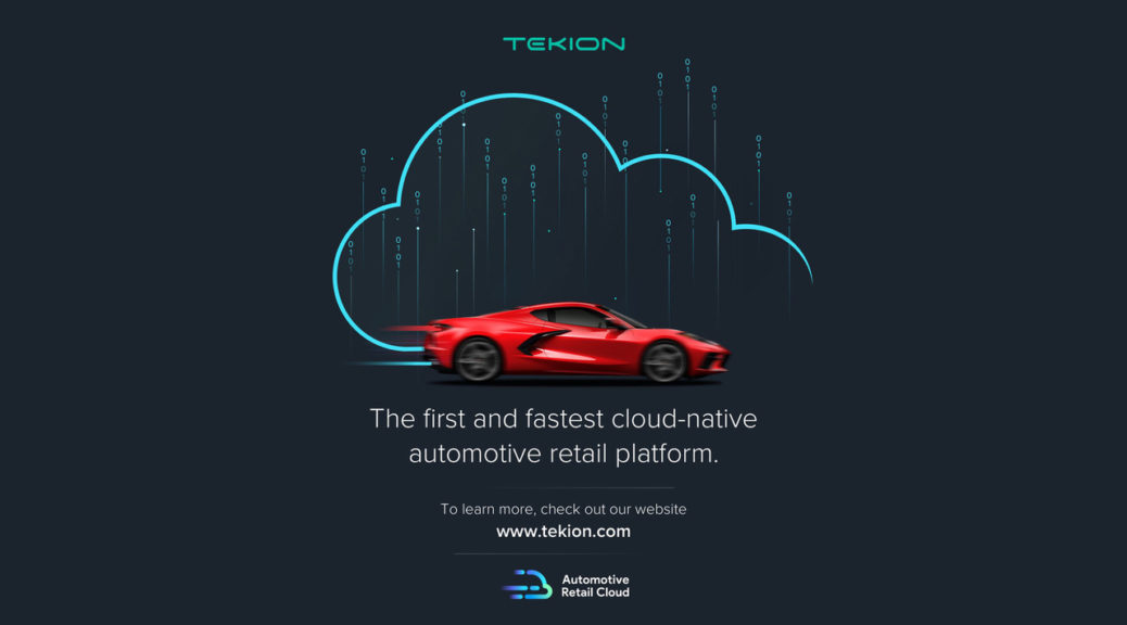 Red car and cloud, representing Tekion - an Advent private equity tech growth investment